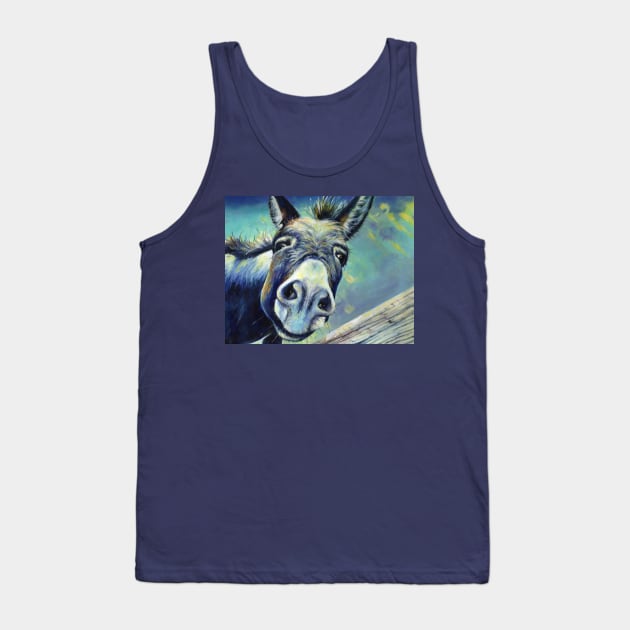 Funny Donkey Tank Top by Kimikim